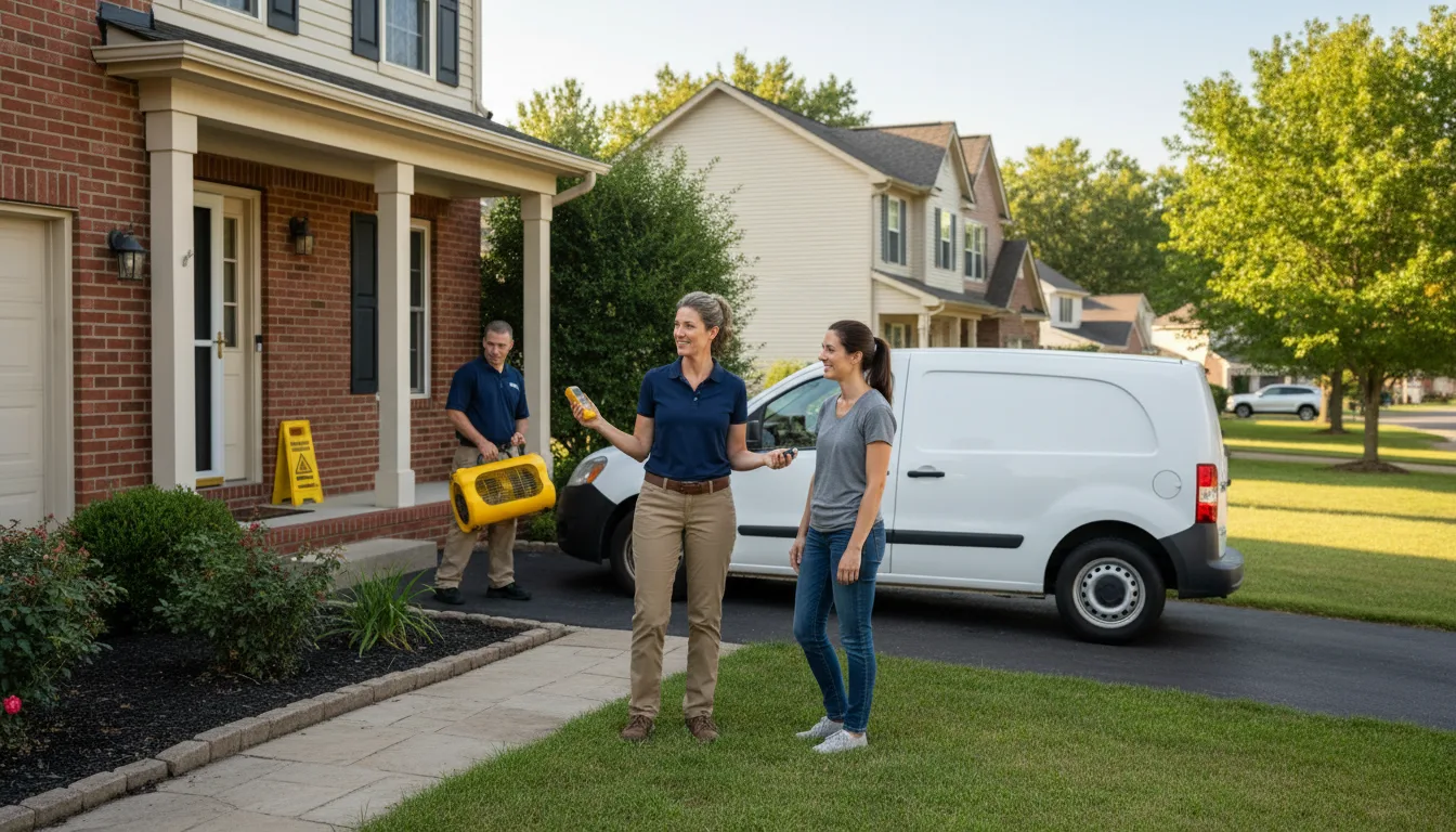Residential water damage restoration in Thornton, CO